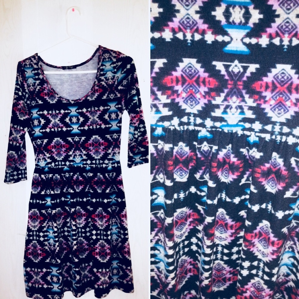 BeBop colorful printed dress